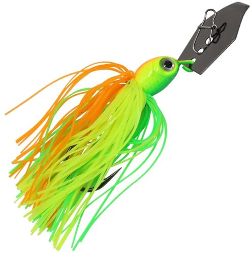 FTM Randale Max Chatterbaits 14g / orange-gelb-grün Seika Pro von Fishing Tackle Max