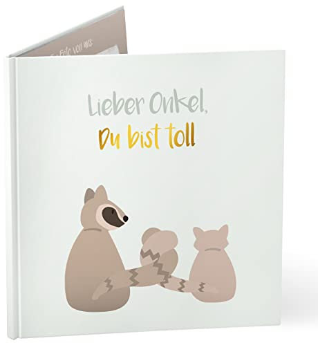 mintkind® Lieber Onkel, Du bist toll Geschenkbuch I Bilderbuch Geschenk für Onkel zum Geburtstag, zu Weihnachten oder zu Ostern von Nichte oder Neffe I Geschenkidee