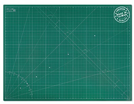Elan A0 Cutting Mat A0 INCH Green, 5-Ply Craft Mat, Self-Healing Cutting Board Craft, Art Mat, Self Healing Cutting Boards 48 x 36 INCH, Dressmaking Accessories for Sewing, Quilting