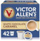 Victor Allen's Coffee Mezcla de capuchino con sabor a caramelo y chocolate blanco, 42 unidades, tazas individuales para cafeteras Keurig K-Cup
