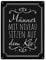 Männer mit Niveau sitzen auf dem Klo Metallschild XL in 21x28 cm in schwarz für die Toilette lustiges Blechschild für die Toilette für Männer die sich nicht hinsetzen zum Pinkeln