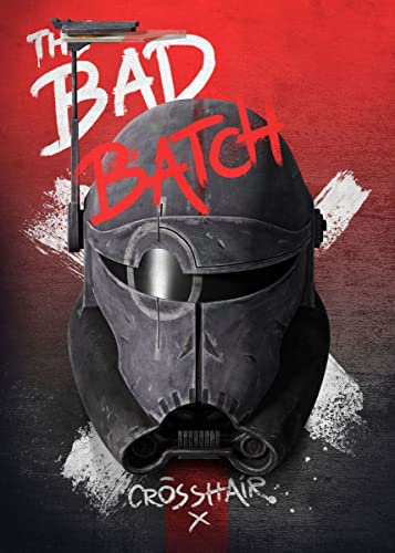 Displate Star Wars Metallposter - Clone Wars Helmets Crosshair Poster 67.5 cm x 48 cm - Geschenk, Deko, Plakatte