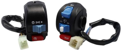 2EXTREME Startschaltereinheit Set Hupe Licht links und rechts kompatibel für Baotian, Benzhou Rex 4T Kit