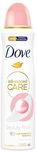 Dove Advanced Care Beauty Finish Anti-Transpirant Deodorant Spray, bietet bis zu 72 Stunden Schutz vor Schweiß - 6 x 150 ml - Vorteilspack