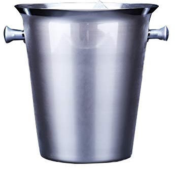 SOSSEG Ice bucket, ice bucket Small Ice Bucket With Tongs- Best Double Wall Insulated Stainless Steel Miniature Bar Accessory Gift Set(Size:22 * 14 * 23cm)