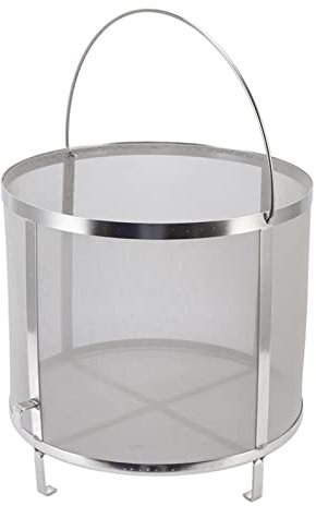 Tiiyee Beer Hopper Filter, Hop Filter Spider Stainless Steel Strainer Maker Micron Mesh Cartridge Barrel Grain Basket for Homebrew Hops and Tea Brewing Bucket Fermenter Kettle