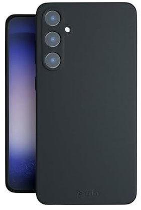 Prio Silikonschutzhülle/Case für Samsung S23 FE schwarz