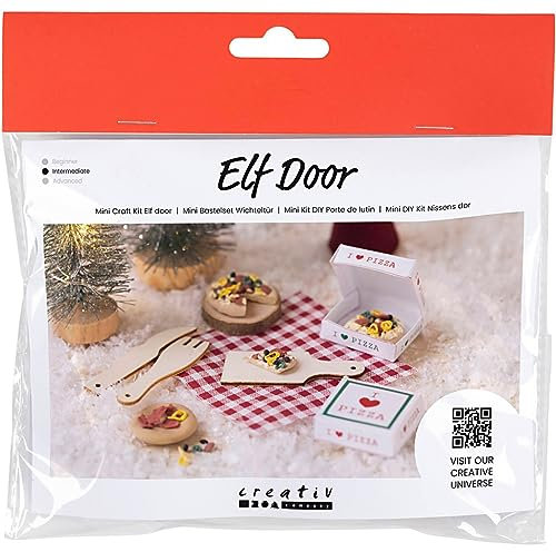 Pizza, Mini-Kreativ-Set für Wichteltüre