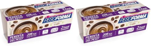 Pesoforma Coppa gusto Caffè, Pasto Sostitutivo per perdita e mantenimento peso, 420g (2 x 210g) (Confezione da 2)
