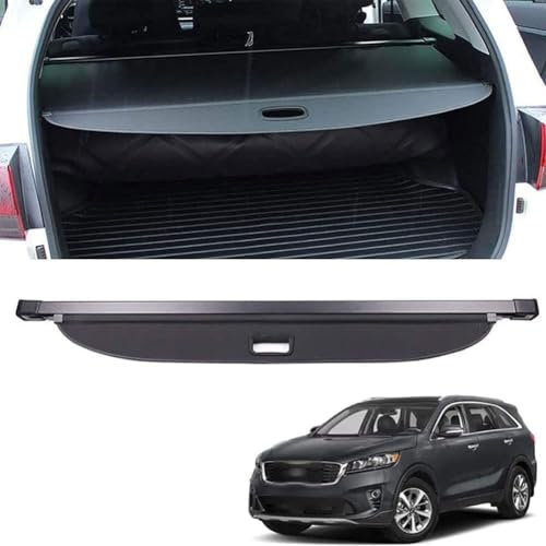 gongxini Auto-Versenkbare Kofferraum-Ablage Für Kia Sorento 2009 2010 2011 2012,Trunk Cargo Abdeckung Hutablage