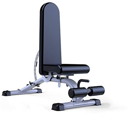 Kleine Hantel-Hantelbank, kommerzielle Hantelbank, professionelles Bankdrücken, Sit-Ups-Fitnessgerät, Rückenlehne stufenlos verstellbar um 11 Positionen, Fitness-Hantel