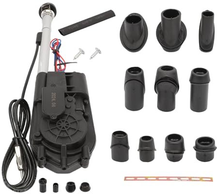 Effitnee 12V Automatic Power Antenna Kit Car Electric Aerial FM/AM for H0nda T0y0ta Peuge0t F0rd 0pel Alfa R0me0 Vauxhall Nissan Ja-gu-ar J-ee-p