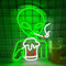 Beer Alien Neon Sign LED Alien Neon Light for Man Cave Beer Alien Neon Light for Wall Decor Neon Sign Bar Pub Game Room Gift Birthday Father's Day Thanksgiving Halloween Christmas 14.76*10.94IN(XD043)