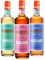 CAFE POCCO Premium Italian Syrup collection for Coffee and Cocktails. Vegan-Friendly, Allergen-Free, 100% Natural Flavours and Colourings. 3 x 75cl glass bottles - caramel, vanilla and hazelnut.