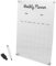 DIYEAH 1 Satz Wochenplanertafel Whiteboard Trocken Abwischbar Liste Pinnwand Planer Whiteboard Unterlage Tafel Löschen Zeichen Weiße Tafel Wischen Led Korkplatte Tag Transparent Acryl