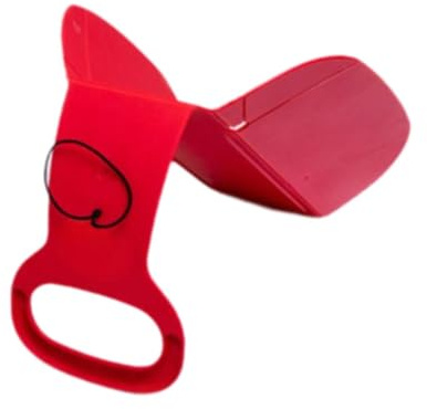 Luge à neige coulissante en herbe - Cadeau d'hiver pratique - Rouge