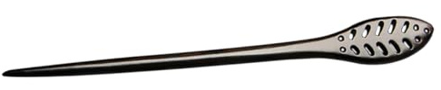 SKISUNO Bâtonnet à Cheveux en Bois Sombre Sculpté, Anti-dérapant, Style Vintage Classique pour Accessoires Cheveux, pour Coiffure et Présents de Noël