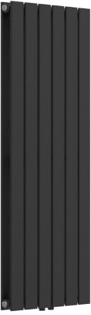Radiador de panel de diseño doble 1140 vatios acero 120 x 45 cm negro 03_0010478