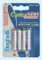 BATTERIE PILE BEGHELLI RICARICABILI MINISTILO AAA - HR 11/45 - NIMH - 1,2V - 800 MAH.