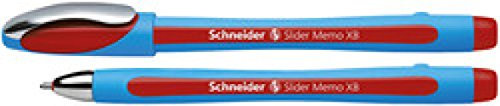 Kugelschreiber Slider Memo XB rot, Visco Glide(Liefermenge=2)