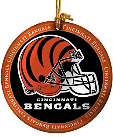 NFL Keramik Teller Ornament, Orange