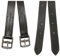 Hans Melzer Horse Equipment Steigbügelriemen, schwarz, 140 cm