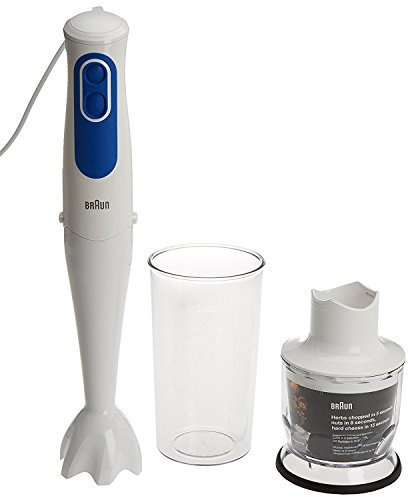 Braun MQ3020WH Mixer Ad Immersione, 700 Watt, Bianco/Blu
