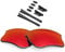 BlazerBuck Anti-Salt Polarized Replacement Lenses & Sock Kit for Oakley Flak Jacket XLJ - Fire Red
