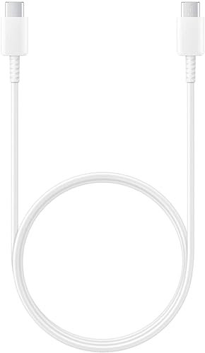 Samsung Galaxy USB-C Cable (USB-C to USB-C) - White- US Version with Warranty, Laptop