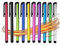 10x Pack Multi Coloured Touch Screen Universal Stylus Pen Compatible With Mobile Phone/Tablet- iPhone, iPad, Samsung, Kindle and All Capacitive Touch Screen Devices