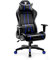 Diablo X-One 2.0 Gaming Stuhl Bürostuhl Schreibtischstuhl Verstellbare Armlehnen Ergonomisches Design Nacken/-Lendenkissen Blau Normal (L)