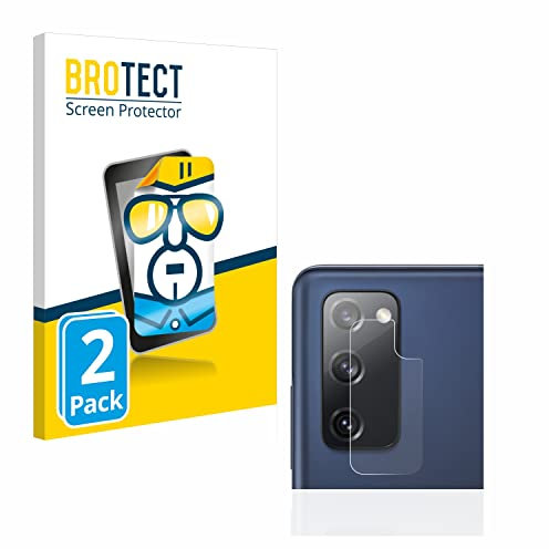 BROTECT Protector Pantalla para Samsung Galaxy S20 FE / 5G (Cámara) Protector Transparente (2 Unidades) Anti-Huellas