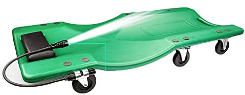 ARCH Auffahrrampe Pkw, Reparatur Liegender Rollbrett Werkstatt, Professionelle Krieger Automotive, Werkzeugmaucher Mit 6 Universalrädern, Bequemer Griff Und Lederschwammkissen