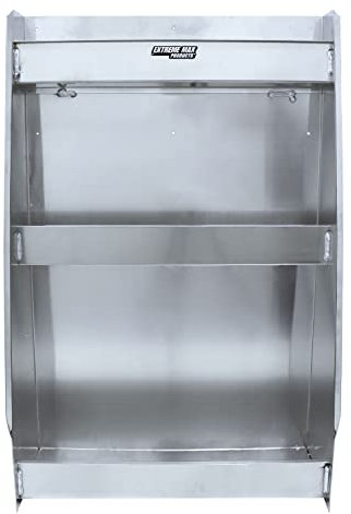 Extreme Max 5001.6102 Aufbewahrungsschrank aus Aluminium mit 3 Regalen, für geschlossene Anhänger, Laden, Garage