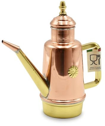 Erre4m Huilier en cuivre et laiton artisanal de 0,45, 1 et 1,4 litres (1,4 litre)