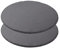 Plato Llano de Pizarra Natural, Fuentes de Cocina, Platos para Sushi, Plato de Pizarra, Bandejas para Servir Alimentos Quesos, Tapas Sushi, Negro, Tablas de Piedra Redonda 22 cm - 2 Unidades
