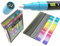 Juego de 24 rotuladores de pintura acrílica de colores confeti de 0,7 mm, punta extrafina, pintura roca, vidrio, tazas, madera, metal, lienzo, cerámica, proyectos de bricolaje, ilustración, no tóxico,