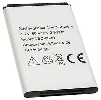 Ukkipower 3.7V 800mAh Replacement Battery DBC-800D For Phone Easy 500 506 508 510 6520 6050 6526 6030 6620 65xx Series 1ICP5/34/50
