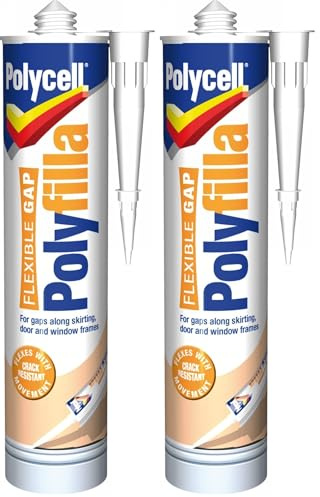 Polycell Flexible Gap Polyfilla 290ML (Pack of 2)