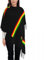 Warmer Deckenschal Für Den Winter, Schal Mit Rasta-Streifenmuster Für Damen, Warme Winter-Pashmina-Schals Und Wickel-Reggae-Jamaikanische Jamaika-Stolze Lange Große Schal-Schal, Wie Abgebildet, Ei