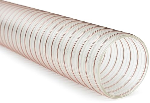 Tuyau d’aspiration en polyuréthane avec une épaisseur de paroi de 0,4 mm – Longueur 5 m (50mm)