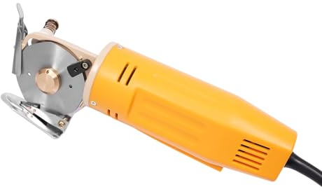 Elektrische Stoffschere, 220 V, Schneider, mit Netzkabel, Klingenhalter, Schraubendreher, für Stoff, Leder, Karton