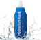 TXSN 500ml Soft Flask, Hydration Flask Foldable Water Bottle for Hydration Pack Vest and More, Blue