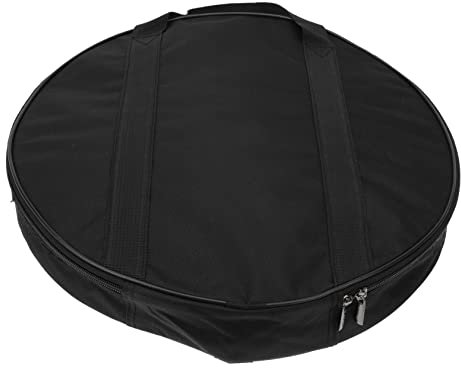 BESTonZON Tragbare Gongtasche 40x8cm Aus Stoßfestem Material Mit Verstärktem Boden Und Weichem Griff Schutz Für Becken Und Instrumente