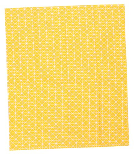 CIYODO Nappe Élégante À Carreaux Jaunes 100 X 140 Cm En Coton Et Lin Antitache Pour Décoration Dintérieur Et De Fête