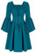 MNSWR Halloween - Kostüm Skelett, Day of The Dead, Halloween, Faschingskostüme, Karneval Flanell Umhang Halloween,Karnevalskostüme Damen Fasching Kostüm Damen Women's Medieval Retro Gothic Punk Dress