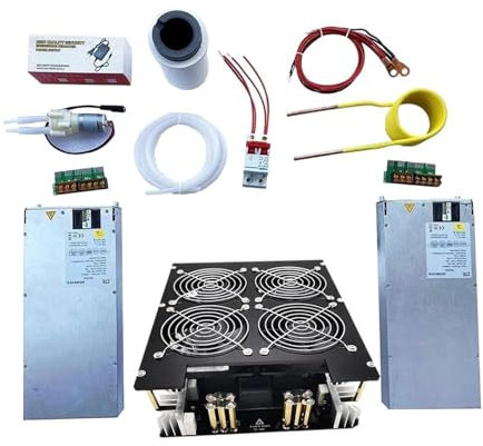 Riscaldatore per bulloni a induzione Riscaldatore a induzione ZVS da 5000 W Riscaldamento a induzione Macchina for il riscaldamento della scheda PCB + Bobina + Pompa + Crogiolo da 70/150 ml + alimenta