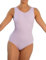 Body da danza classica con maniche a canotta da donna, Lilla, Large