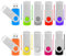 128MB USB Stick 10 Pack Flash Drive, USB 2.0 Memory Stick Pen Drive USB Flash Drives with LED Light, Multicolor Memory Sticks Thumb Drive USB Key with Keychain for Data Photo File Storage in Office