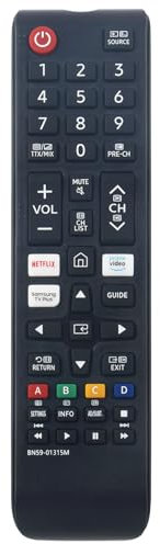 AULCMEET Remote Control,BN59-01315M New Replace Universal Remote fit for Samsung 4K Ultra HD Smart TV UE55RU7379U UE58RU7100K UE58RU7100W UE58RU7102K UE58RU7105K UE75RU7170S UE43RU7105K